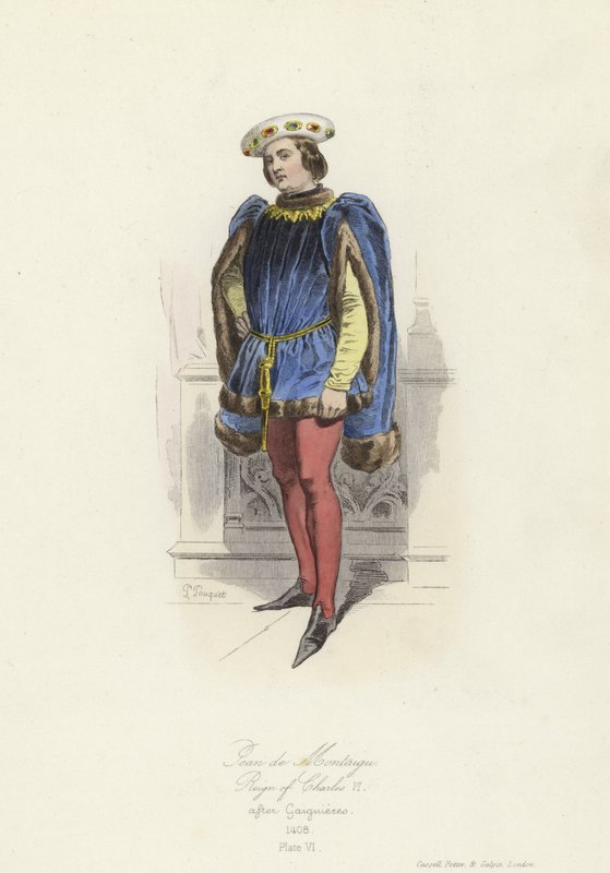 Jean de Montagu, stormester i Frankrike, regjering av Charles VI av French School
