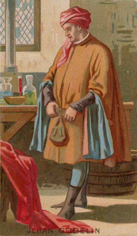 Jehan Gobelin, fransk farger fra 1400-tallet av French School