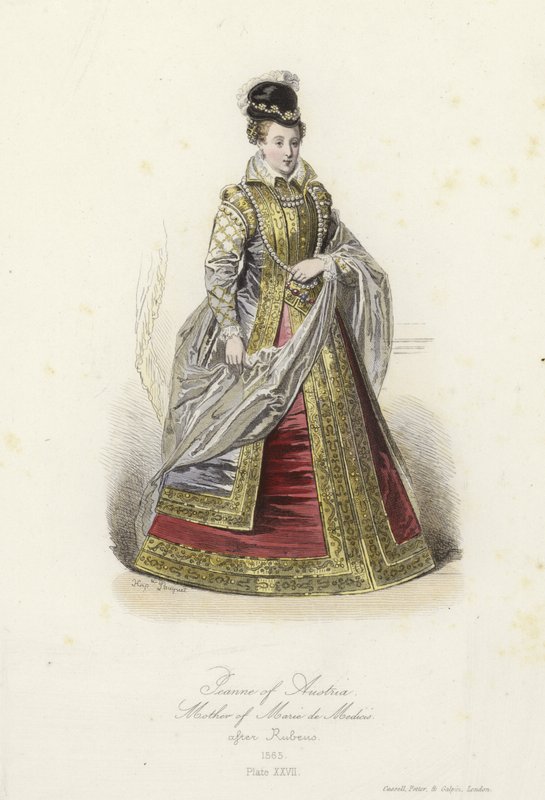 Joanna av Østerrike, mor til Marie de Medici av French School