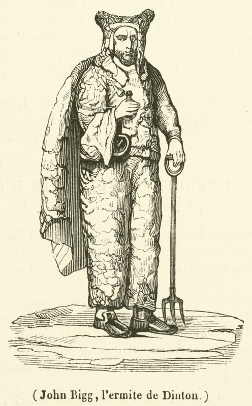 John Bigg, eremitten fra Dinton (gravering) av French School