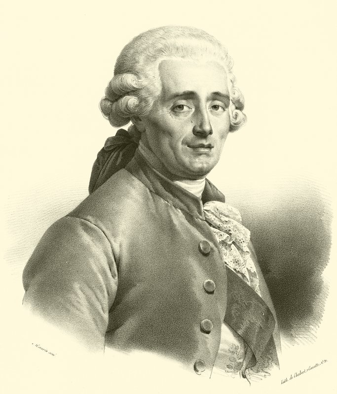 Joseph-Marie Vien, portrett (gravering) av French School