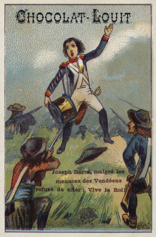 Joseph Bara , fransk revolusjonær barnesoldat av French School