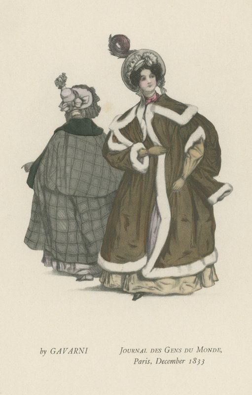 Journal of People of the World, Paris, desember 1833 av French School