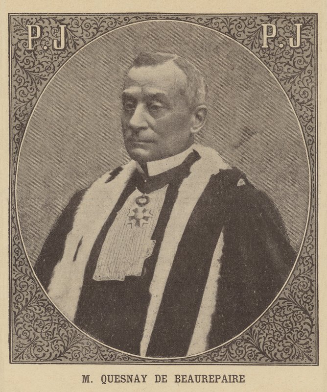 Jules Quesnay de Beaurepaire, fransk dommer av French School
