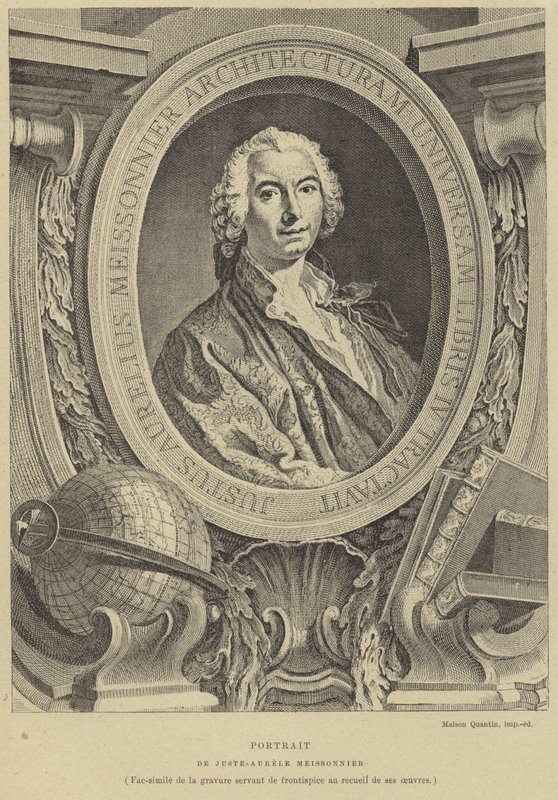 Juste-Aurele Meissonnier, fransk gullsmed, kunstner, arkitekt og møbeldesigner av French School