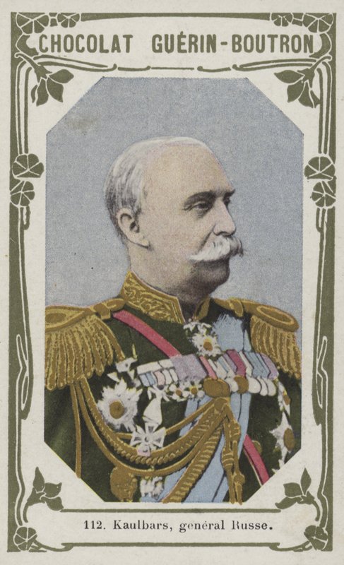 Kaulbars, general Russe (farget bilde) av French School