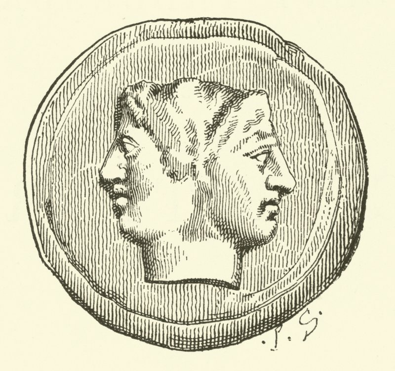 Kong Janus (gravering) av French School