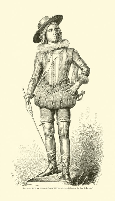 Kong Ludvig XIII av Frankrike av French School