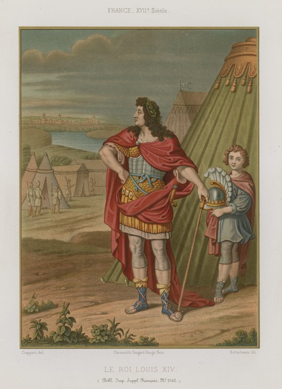 Kong Ludvig XIV av Frankrike av French School