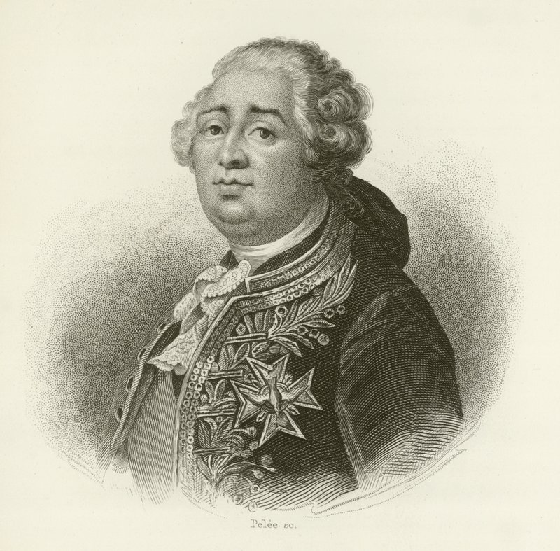 Kong Ludvig XVI av Frankrike av French School