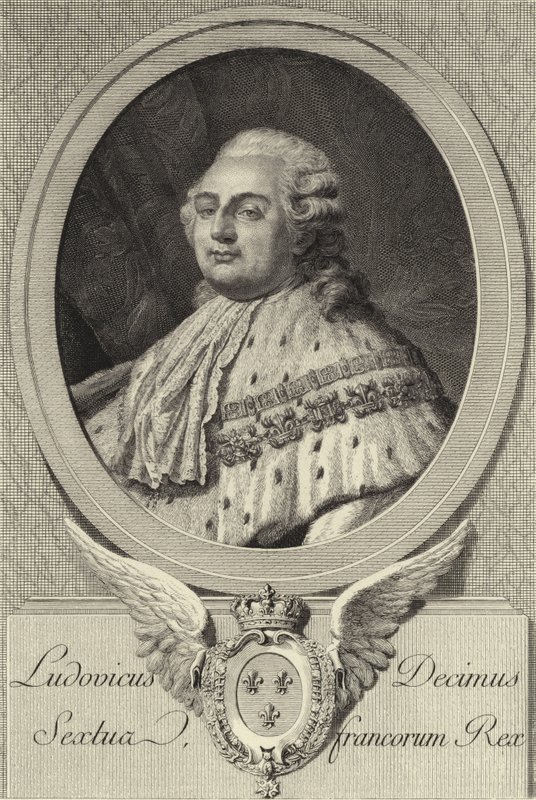 Kong Ludvig XVI av Frankrike av French School