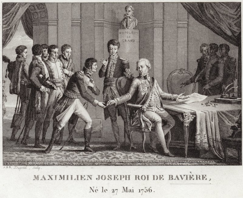 Kong Maximilian I av Bayern av French School