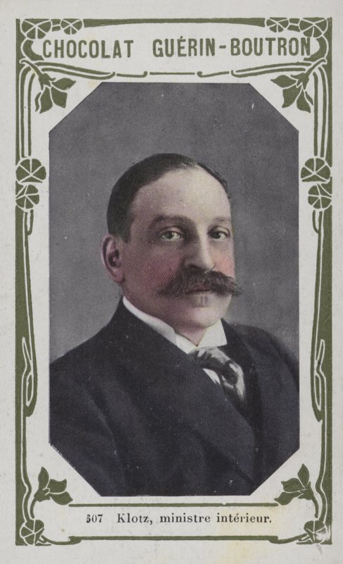 Klotz, innenriksminister (farget bilde) av French School