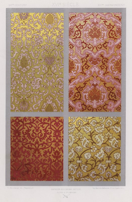 The Ornament Of Stoffer: XVIth Century, XVIe Siecle, XVItes Jahrhundert (farge litho) av French School