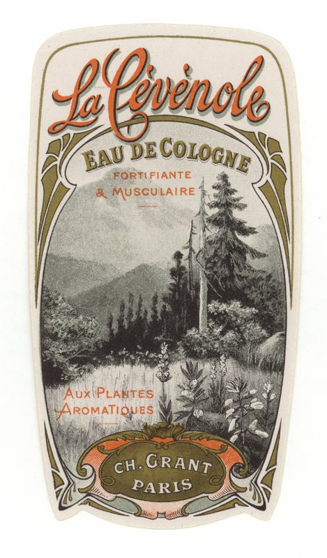 Cevenole-etikett, Eau De Cologne av French School