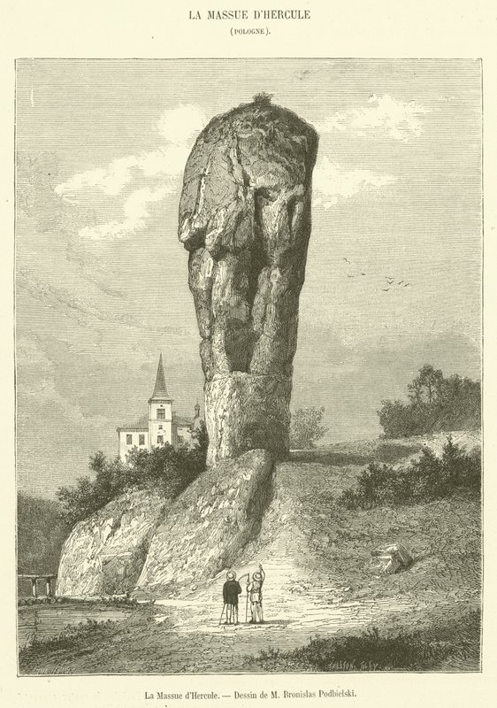 The Club of Hercules (gravering) av French School