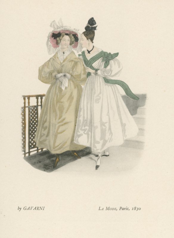Mote, Paris, april 1830 av French School