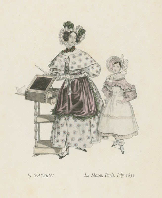 Mote, Paris, juli 1831 av French School