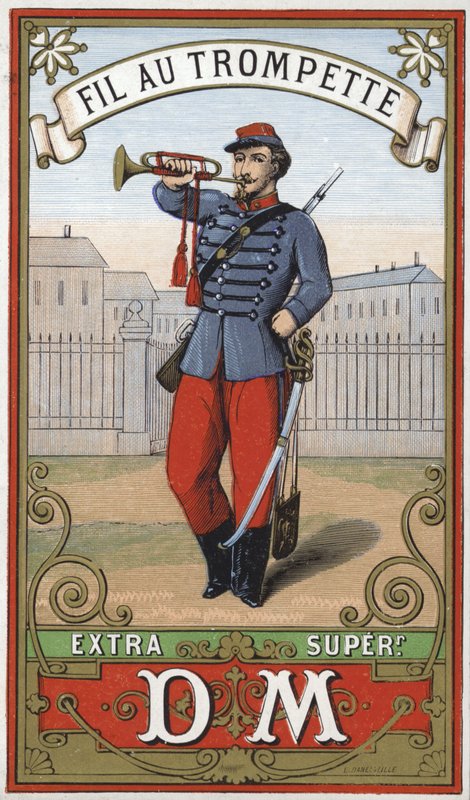 Etikett for trompetisttråd av French School