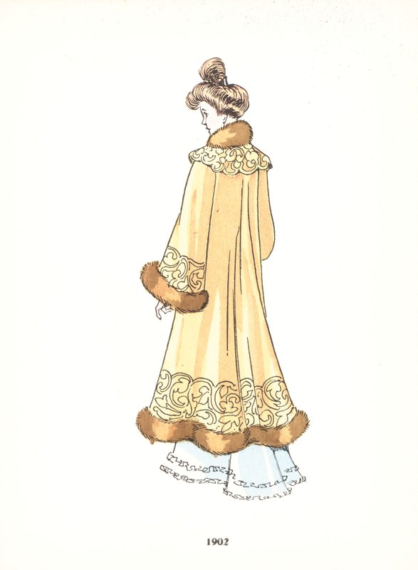 Damemote, 1902 av French School