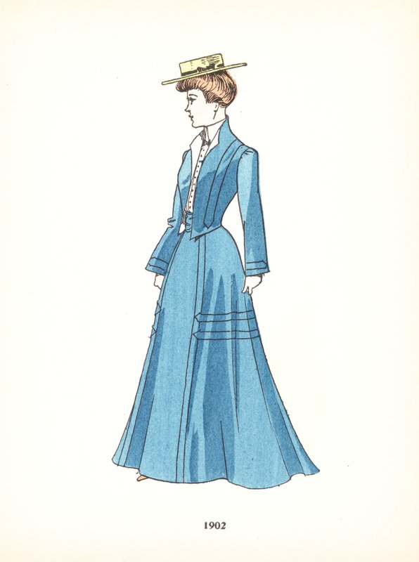 Damemote, 1902 av French School