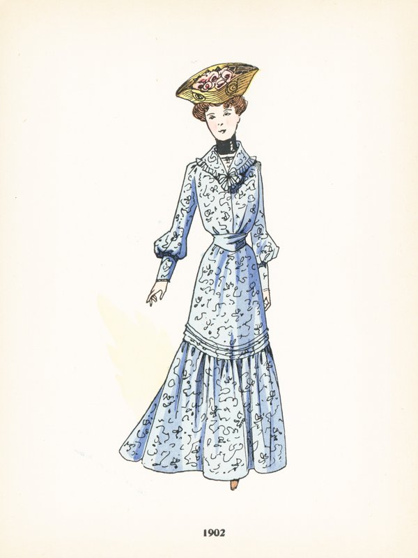 Damemote, 1902 av French School