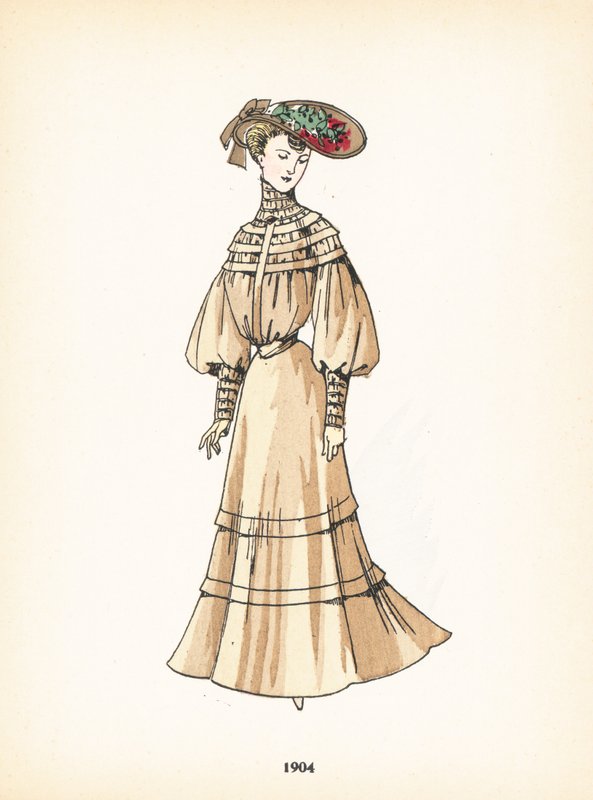 Damemote, 1904 av French School