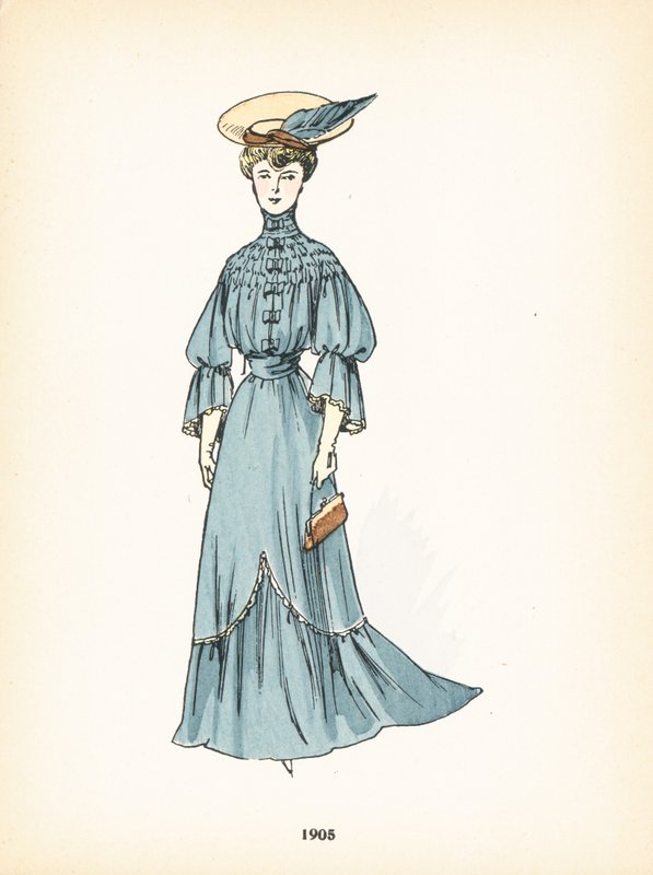 Damemote, 1905 av French School
