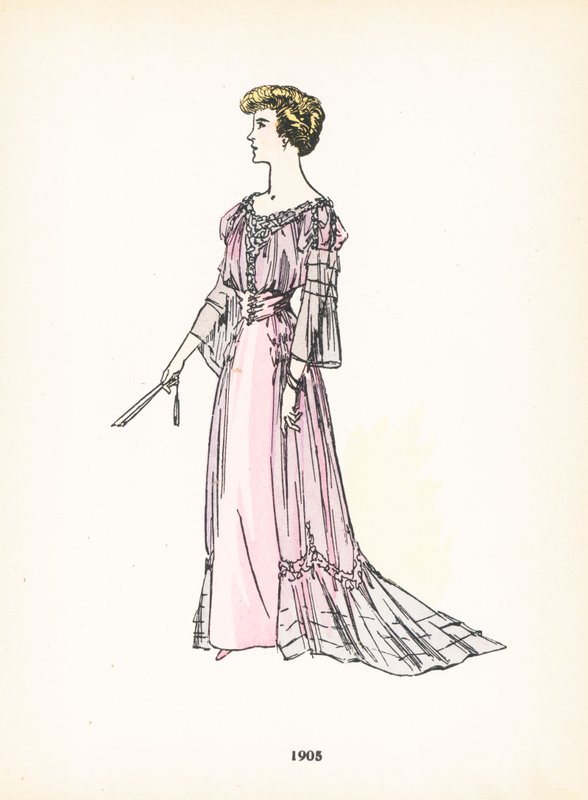 Damemote, 1905 av French School