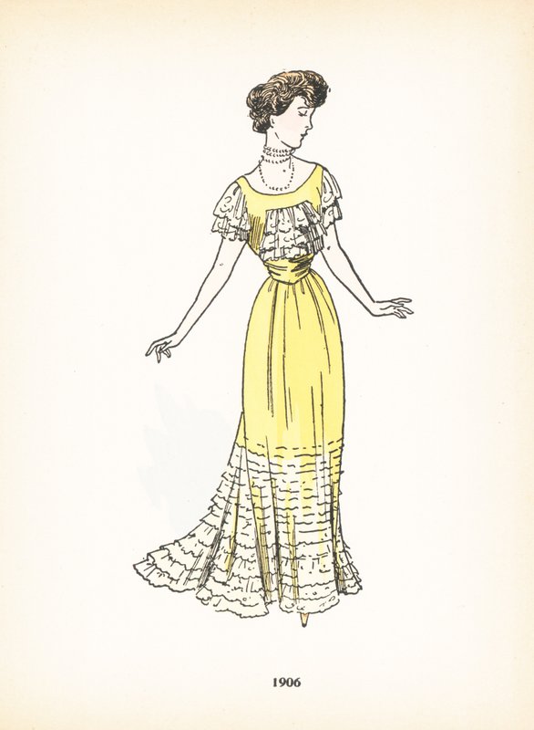 Damemote, 1906 av French School