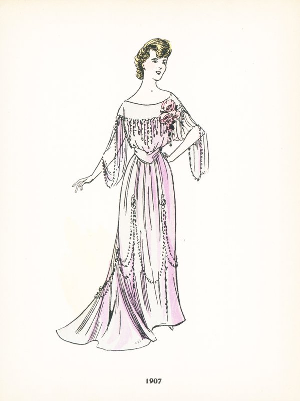 Damemote, 1907 av French School
