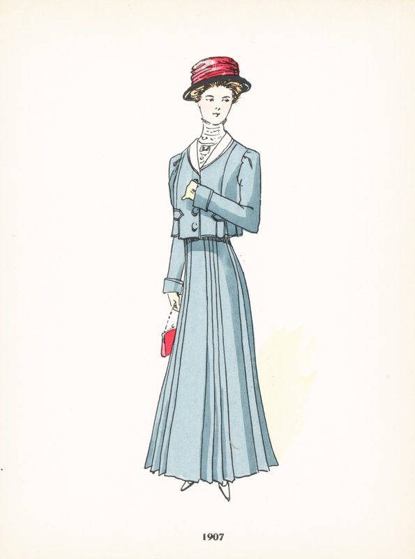 Damemote, 1907 av French School