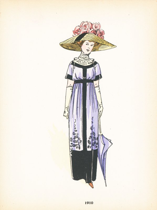 Damemote, 1910 av French School