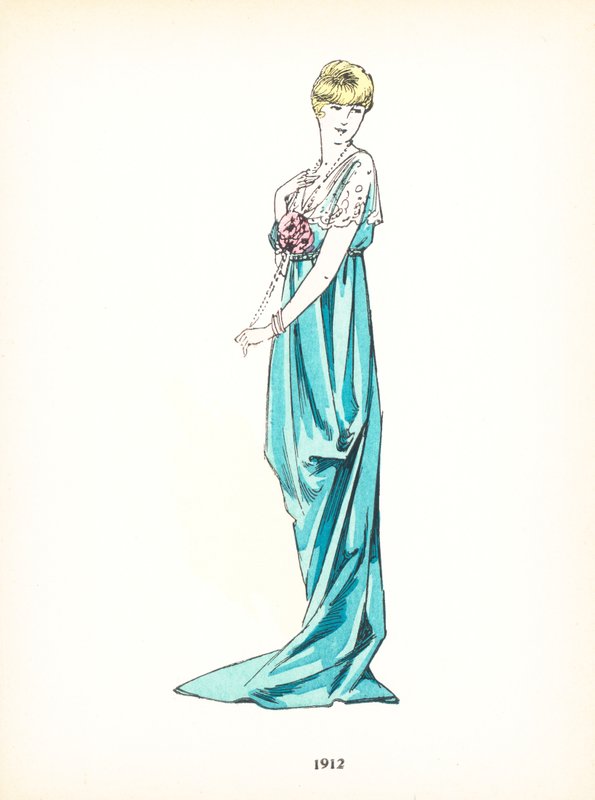 Damemote, 1912 av French School