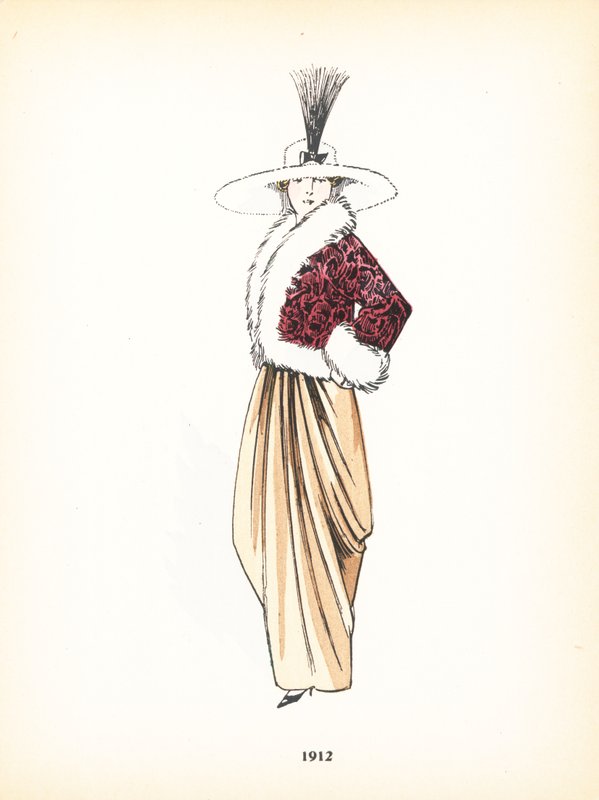Damemote, 1912 av French School