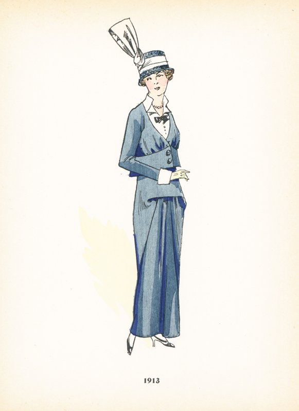 Damemote, 1913 av French School