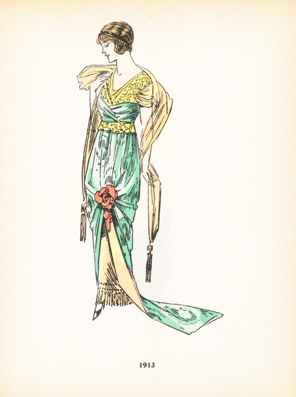 Damemote, 1913 av French School