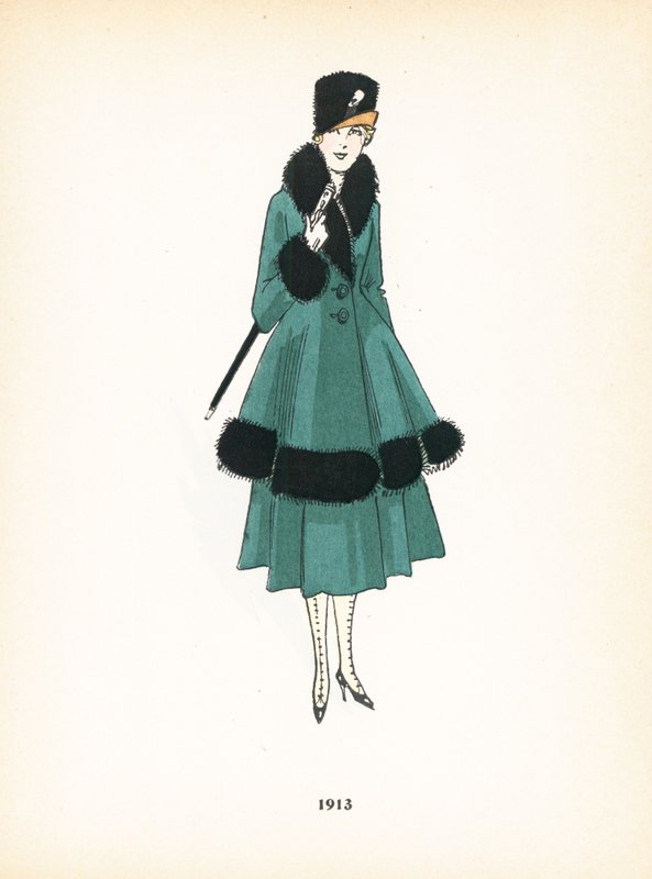 Damemote, 1913 av French School