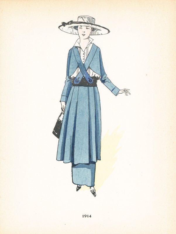 Damemote, 1914 av French School