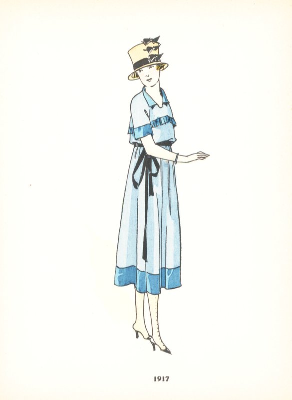 Damemote, 1917 av French School