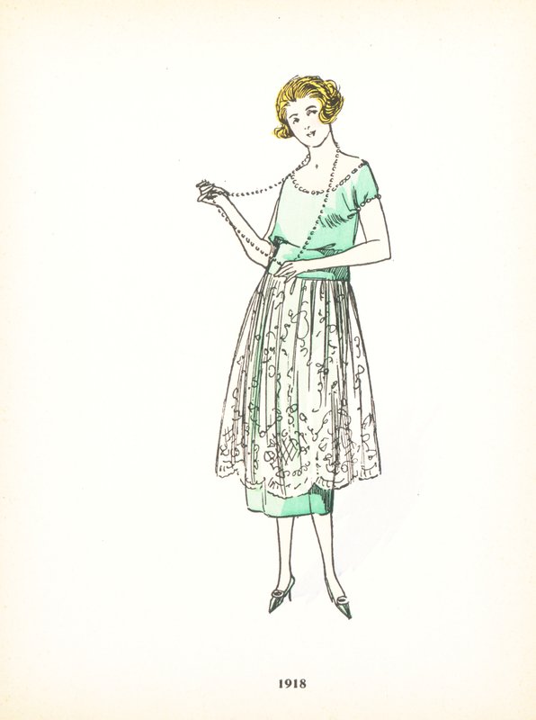 Damemote, 1918 av French School