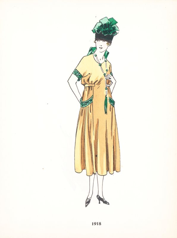 Damemote, 1918 av French School
