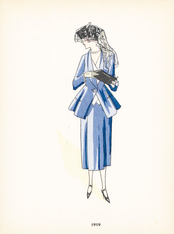 Damemote, 1919 av French School