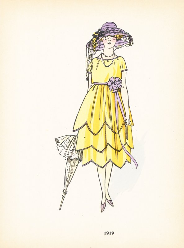 Damemote, 1919 av French School
