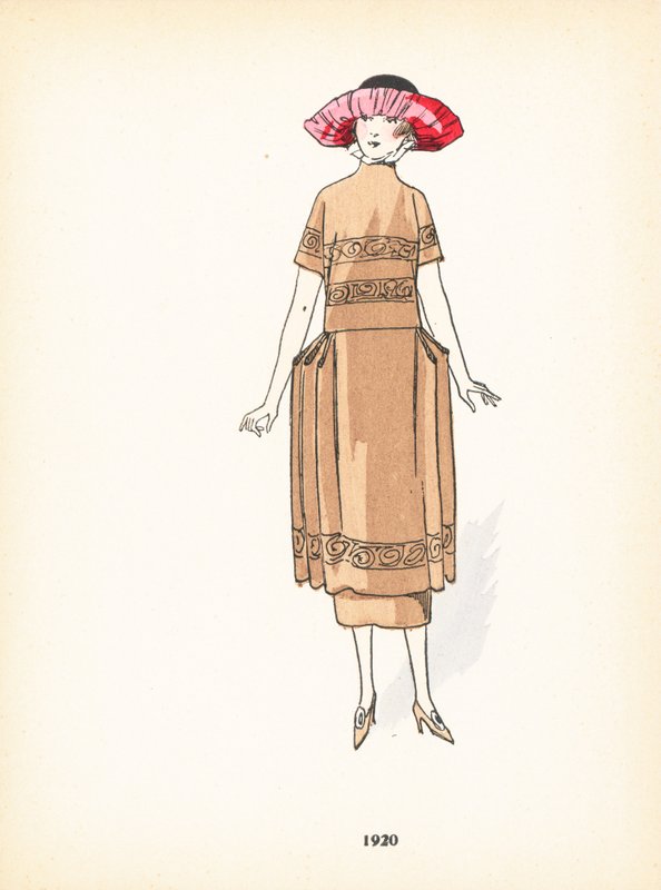 Damemote, 1920 av French School