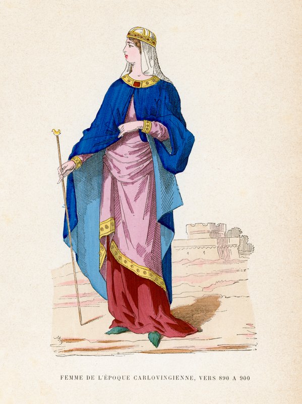 Dame, 890-900 av French School