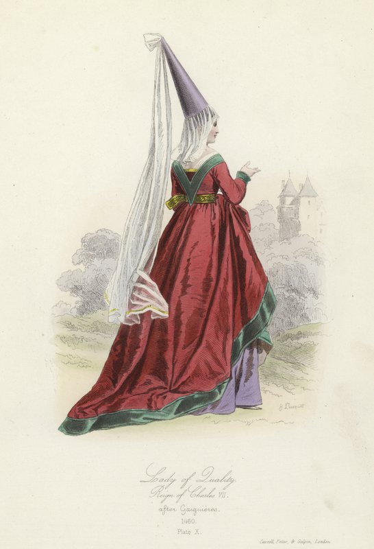 Dame av kvalitet, regjering av Charles VII av Frankrike av French School