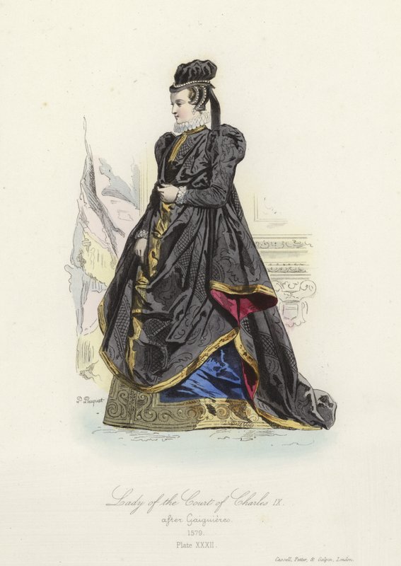 Dame ved hoffet til Charles IX av Frankrike av French School