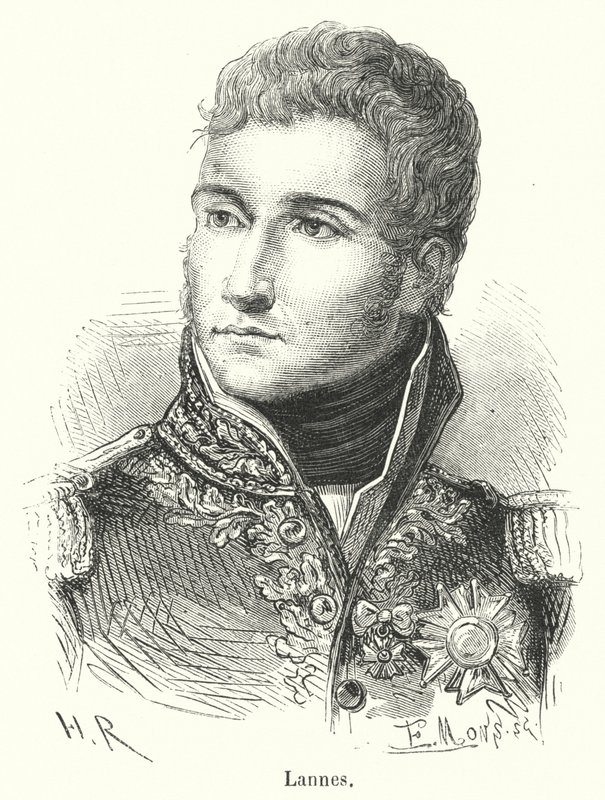 Lannes (gravering) av French School