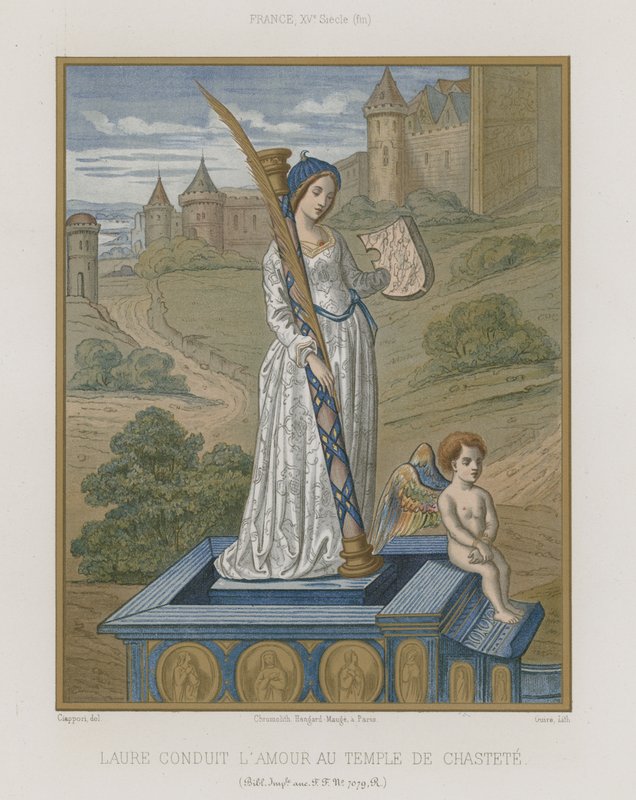 Laura ved kyskhetens tempel av French School